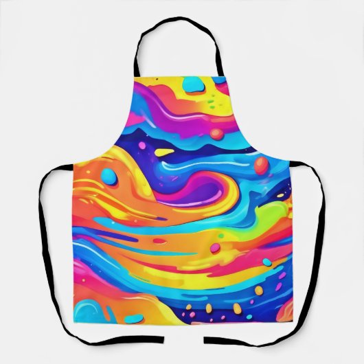Cosmic Paint Swirls Schort (Voorkant)