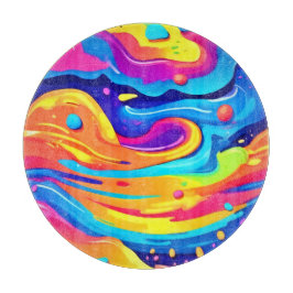 Cosmic Paint Swirls Snijplank