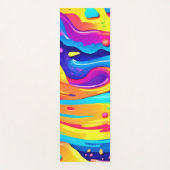 Cosmic Paint Swirls Yogamat (Voorkant)
