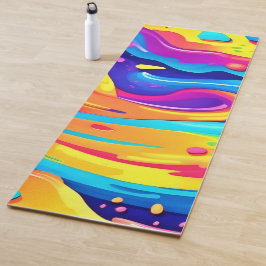 Cosmic Paint Swirls Yogamat