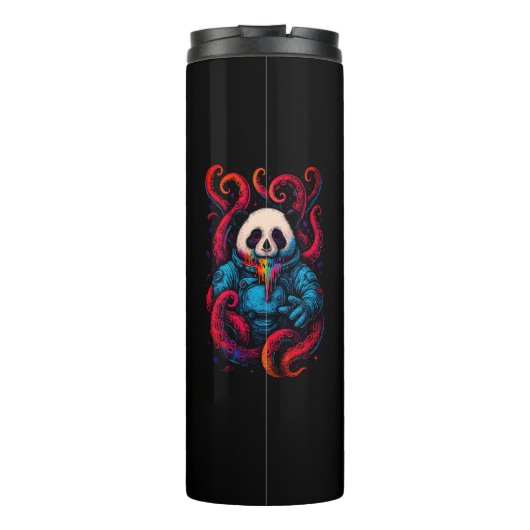 Cosmic Panda Kraken Thermosbeker (Achterkant)