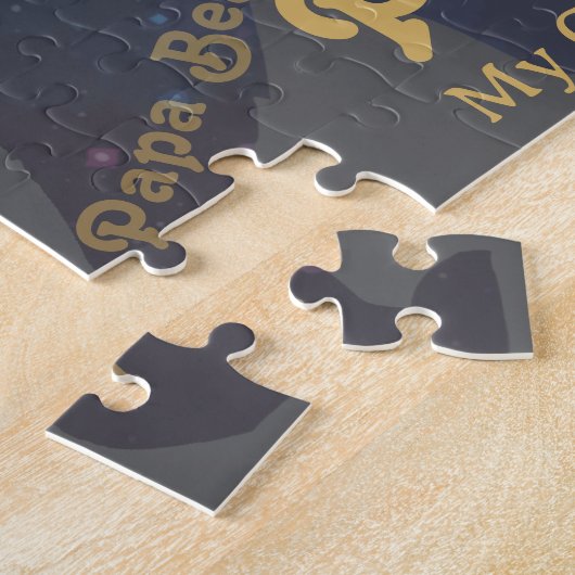 Cosmic Papa Bear & Cub Legpuzzel (Zijkant)