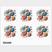 Cosmic Party Planets Sticker (Vel)