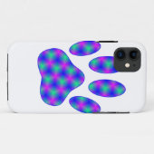 Cosmic Paw-afdrukken Case-Mate iPhone Case (Achterkant (horizontaal))