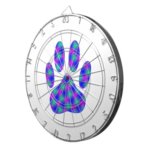 Cosmic Paw-afdrukken Dartbord (Voorkant Rechts)