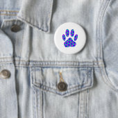 Cosmic Paw-afdrukken Ronde Button 5,7 Cm (In situ)