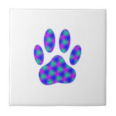 Cosmic Paw-afdrukken Tegeltje (Voorkant)