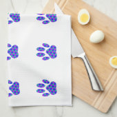 Cosmic Paw-afdrukken Theedoek (Quarter Fold)