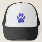 Cosmic Paw-afdrukken Trucker Pet (Voorkant)