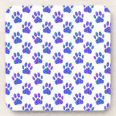 Cosmic Paw Print Pattern Drankjes Onderzetter (Voorkant)