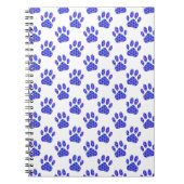 Cosmic Paw Print Pattern Notitieboek (Voorkant)