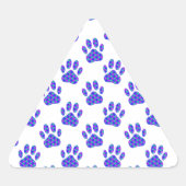 Cosmic Paw Print Pattern Sticker (Voorkant)