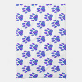 Cosmic Paw Print Pattern Theedoek (Verticaal)