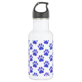 Cosmic Paw Print Pattern Waterfles (Voorkant)