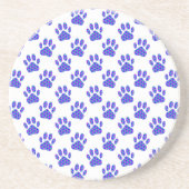 Cosmic Paw Print Pattern Zandsteen Onderzetter (Voorkant)