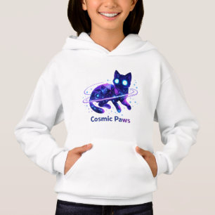 Cosmic Paws Galaxy Kat Kids Hoodie