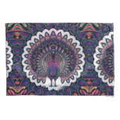 Cosmic Peacock Mandala Kussensloop (Voorkant)