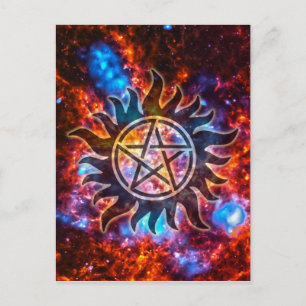 Cosmic Pentagram Briefkaart