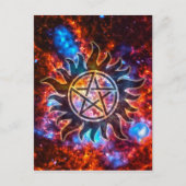 Cosmic Pentagram Briefkaart (Voorkant)