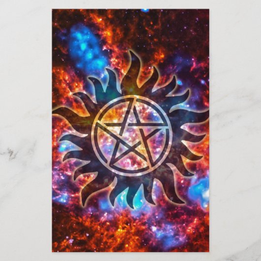 Cosmic Pentagram Briefpapier (Voorkant)