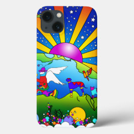 Cosmic Pet World iPhone 13 Hoesje