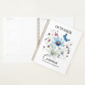 Cosmic Petals • October Birth Flower Notebook Planner (Display)