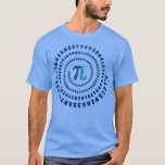 Cosmic Pi Spiral Mathematics Pi Day Universe Galax T-shirt<br><div class="desc">Cosmic Pi Spiral Mathematics Pi Day Universe Galaxy Space. Bekijk onze Wiskunde voor de selectie van shirten voor de allerbeste handgemaakte voorwerpen uit onze kledingwinkels,  die uniek of aangepast zijn.</div>