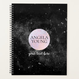 Cosmic Pink Moon Astrology Appointtation Book Planner
