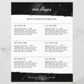 Cosmic Pink Moon Yoga, Life Coach, Astrologer Flyer (Achterkant)