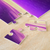 Cosmic Pink Paars Magic Fun Amazing Buitenspatie Legpuzzel (Zijkant)