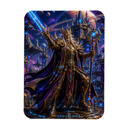 Cosmic Pirate King — Epic Final Character Magneet (Verticaal)