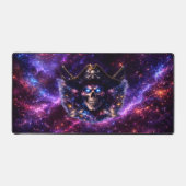 Cosmic Pirate Skull Galaxy Gaming Mouse Pad (Voorkant)
