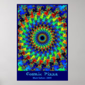 Cosmic Pizza Poster (Voorkant)
