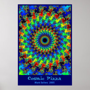Cosmic Pizza Poster