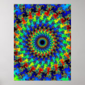 Cosmic Pizza Poster (Voorkant)