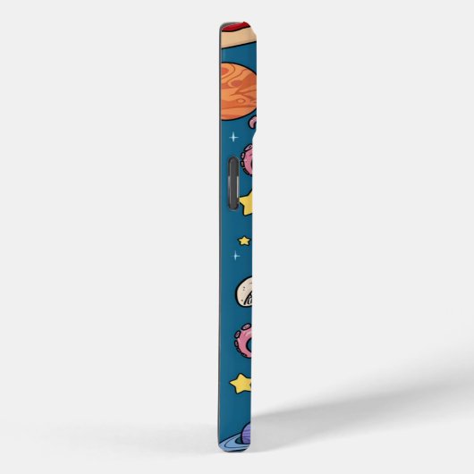 Cosmic Pizza Slice: Eigenzinnig Ruimteavontuur Case-Mate iPhone Case (Achterkant / Rechts)