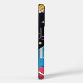 Cosmic Pizza Slice: Eigenzinnig Ruimteavontuur Case-Mate iPhone Case (Achterkant / Rechts)