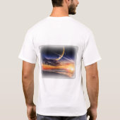 Cosmic Planet Horizon Basic T-shirt (Achterkant)