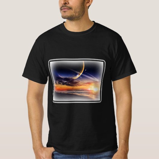 Cosmic Planet Horizon Value T-shirt (Voorkant)