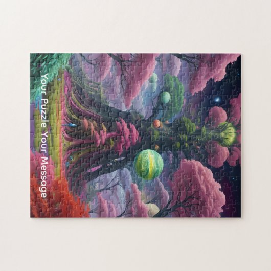 Cosmic planets & colourful worlds legpuzzel (Horizontaal)