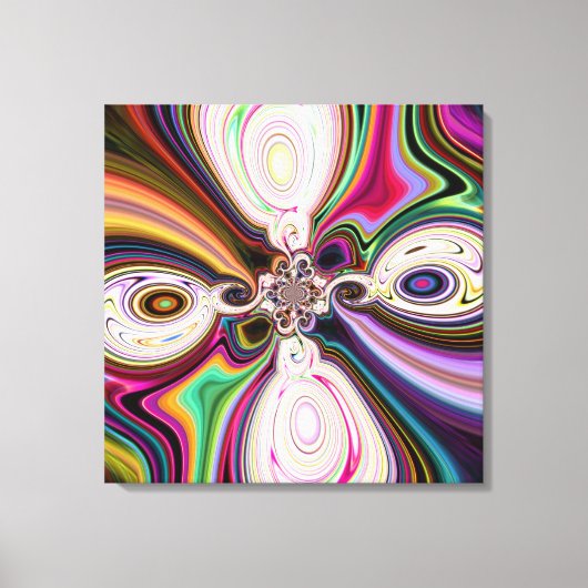 Cosmic Polar 5 Swirls Canvas Drukt Afdruk (Voorkant)