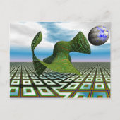 Cosmic Poodle Briefkaart (Voorkant)