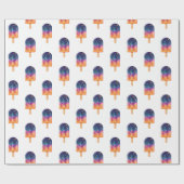 Cosmic Popsicle Wrapping Paper Cadeaupapier (Vlak)