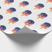 Cosmic Popsicle Wrapping Paper Cadeaupapier (Hoek)