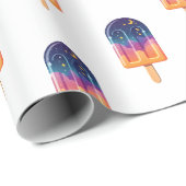 Cosmic Popsicle Wrapping Paper Cadeaupapier (Rol Hoek)
