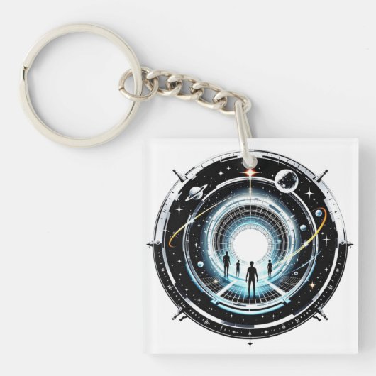 Cosmic Portal Sleutelhanger (voorkant)