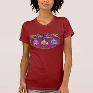 Cosmic Possum Fine Jersey Dames in het T T-shirt
