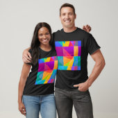 Cosmic Prism Donker T-shirt (Unisex)