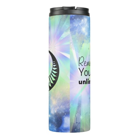 Cosmic Prism Thermal Tumbler Thermosbeker (Achterkant)