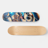 Cosmic Puff-muis Persoonlijk Skateboard (Horizontaal)